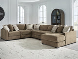Furniture City Biloxi - Ashley Furniture - Camellia-Court Sectional - 6-Piece Sectional with Chaise / Coffee - 68207S15