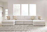 Furniture City Biloxi - Ashley Furniture - Kestrie 4-Piece Double Chaise Sectional - 4-Piece Double Chaise Sectional - PC68706S9