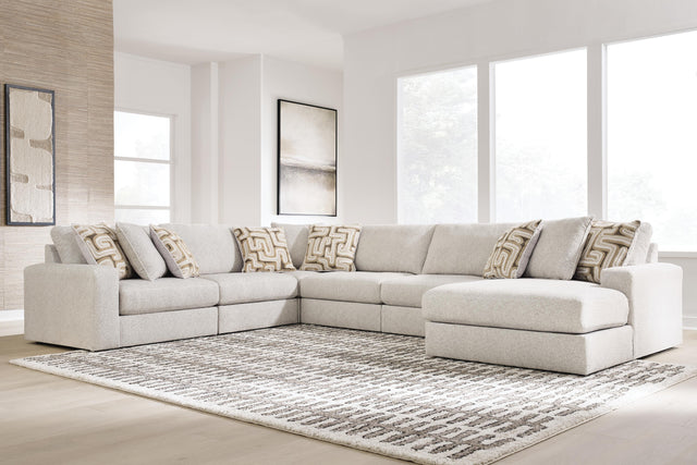 Furniture City Biloxi - Ashley Furniture - Kestrie Sectional - RAF 6-Piece Sectional with Chaise - PC68706S15