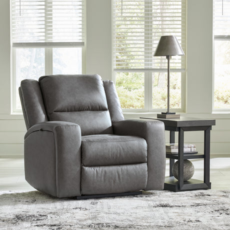 Furniture City Biloxi - Ashley Furniture - Brixworth Living Room - Zero Wall Recliner / Slate - 6910629