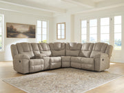 Furniture City Biloxi - Ashley Furniture - Pearce-Pike Sectional - 3-Piece Reclining Sectional with Console - PC69205S1