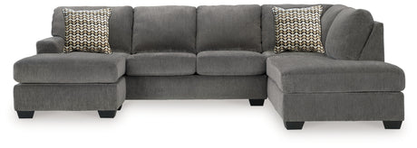 Furniture City Biloxi - Ashley Furniture - Riverfield Sectional - 2-Piece Sectional with Chaise / Iron - 70097S1