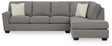 Furniture City Biloxi - Ashley Furniture - Ferne-Pike Sectional - 2-Piece Sectional with Chaise - 70395S1