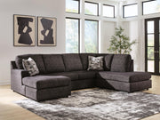 Furniture City Biloxi - Ashley Furniture - Lentiz Sectional - LAF 2-Piece Sectional with Chaise / Onyx - PC73404S2