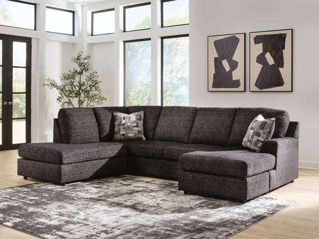 Furniture City Biloxi - Ashley Furniture - Lentiz Sectional - RAF 2-Piece Sectional with Chaise - PC73404S1