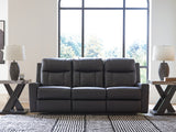 Furniture City Biloxi - Ashley Furniture - Mackmenville Living Room - Reclining Sofa / Carbon - 7471388