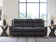 Furniture City Biloxi - Ashley Furniture - Mackmenville Living Room - Reclining Sofa / Carbon - 7471388