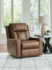 Furniture City Biloxi - Ashley Furniture - Mackmenville Living Room - Zero Wall Recliner / Caramel - 7471429