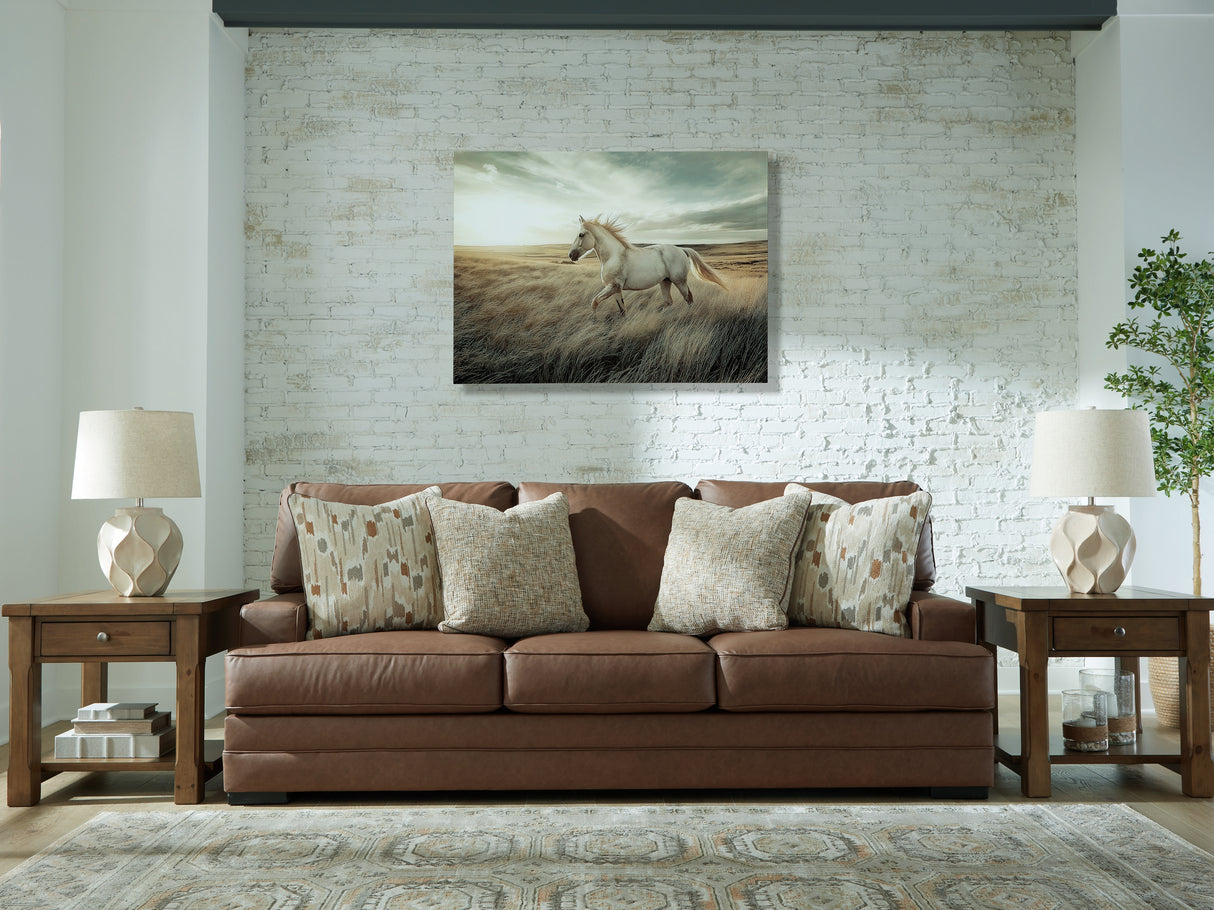 Furniture City Biloxi - Ashley Furniture - VillaCourt Living Room - Sofa / Caramel - 7490938