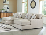 Furniture City Biloxi - Ashley Furniture - Laurelgrove Sectional - RAF 3-Piece Double Chaise Sectional / Pebble - 75105S7