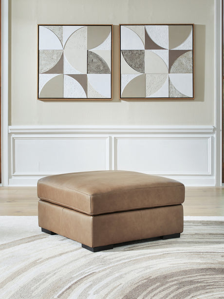 Furniture City Biloxi - Ashley Furniture - Veronella Living Room - Oversized Accent Ottoman / Sahara - 7610608