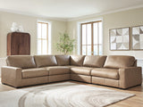 Furniture City Biloxi - Ashley Furniture - Veronella Sectional - RAF 5-Piece Sectional / Sahara - 76106S17