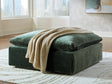 Furniture City Biloxi - Ashley Furniture - Carriage View Living Room - Oversized Accent Ottoman / Jade - 7800108