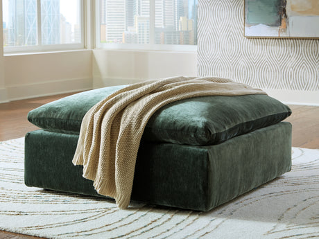 Furniture City Biloxi - Ashley Furniture - Carriage View Living Room - Oversized Accent Ottoman / Jade - 7800108