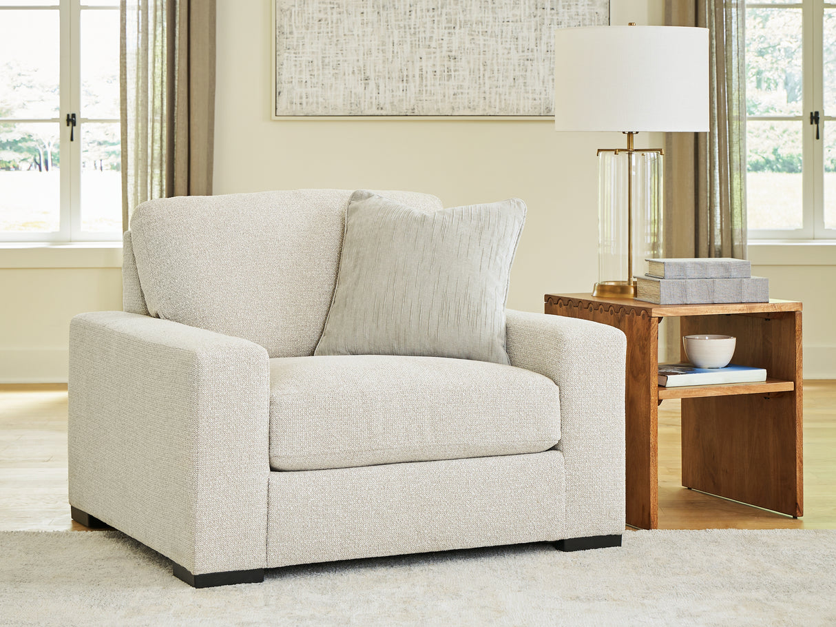 Furniture City Biloxi - Ashley Furniture - Conlee-Pike Living Room - Chair and a Half / Linen - PC8131023