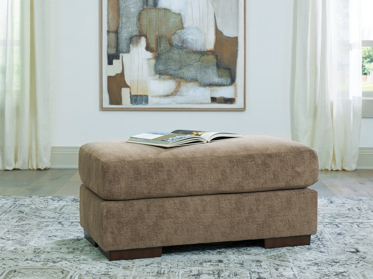 Furniture City Biloxi - Ashley Furniture - Jayne Park Living Room - Ottoman / Pecan - PC8150514