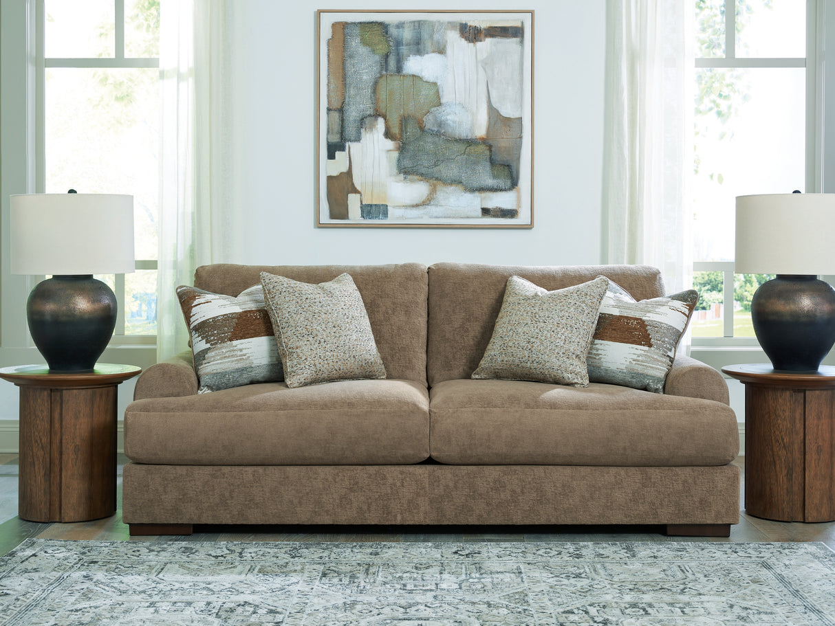 Furniture City Biloxi - Ashley Furniture - Jayne Park Living Room - Sofa / Pecan - PC8150538