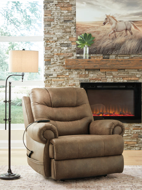 Furniture City Biloxi - Ashley Furniture - Revived and Restored Living Room - Power Lift Recliner - PC8240712