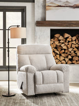 Furniture City Biloxi - Ashley Furniture - Hoyne Park Living Room - Rocker Recliner / Cobble Stone - PC8281525