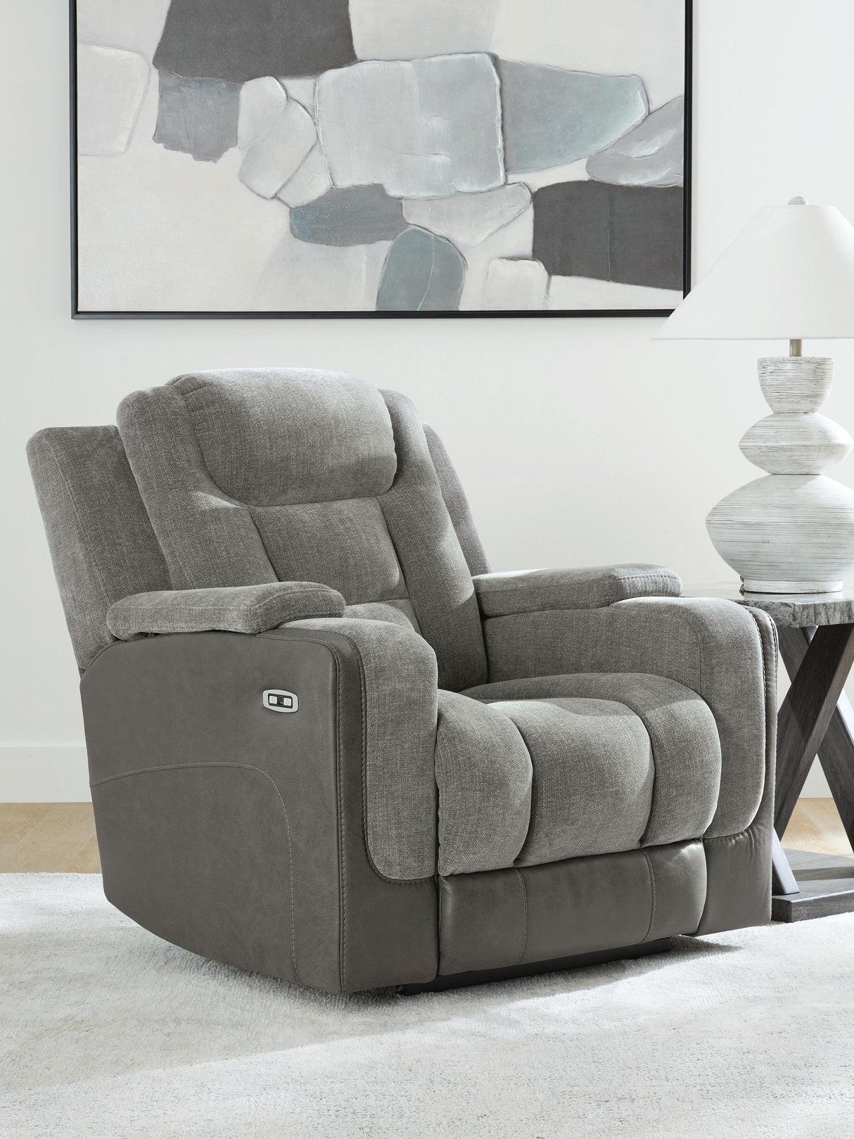 Furniture City Biloxi - Ashley Furniture - Mixed Motion Living Room - PWR Recliner/ADJ Headrest - PC8350513