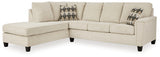 Furniture City Biloxi - Ashley Furniture - Abinger Sectional - RAF 2-Piece Sleeper Sectional with Chaise / Natural - 83904S3