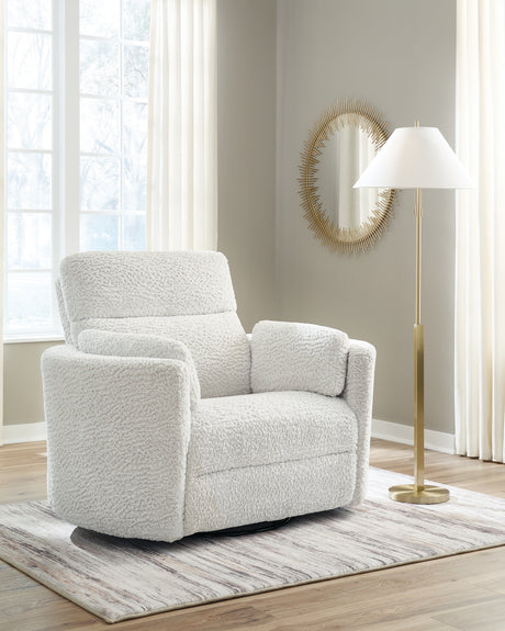 Furniture City Biloxi - Ashley Furniture - Gosaldo Living Room - Swivel Glider Power Recliner - PC8630395