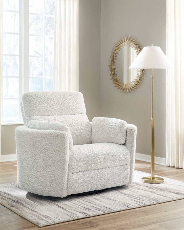 Furniture City Biloxi - Ashley Furniture - Gosaldo Living Room - Swivel Glider Power Recliner - PC8630395