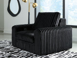 Furniture City Biloxi - Ashley Furniture - HamlinBay Living Room - Power Gliding Chaise / Onyx - PC8680315P