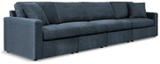 Furniture City Biloxi - Ashley Furniture - Modmax Sectional - RAF 4-Piece Sectional / Ink - 92101S10