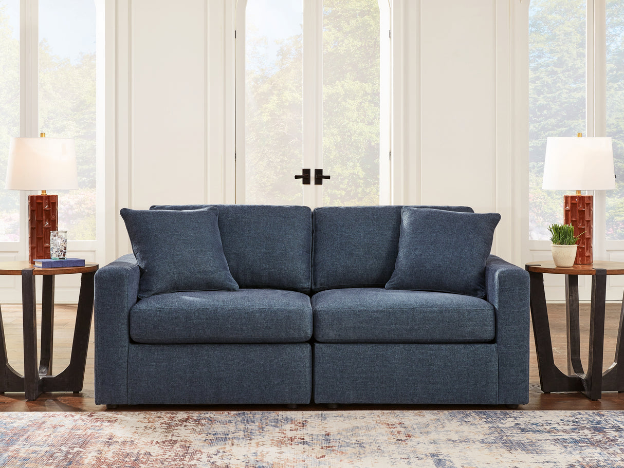Furniture City Biloxi - Ashley Furniture - Modmax Sectional - RAF 2-Piece Sectional / Ink - 92101S1