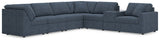 Furniture City Biloxi - Ashley Furniture - Modmax Sectional - 7-Piece Sectional / Ink - 92101S32