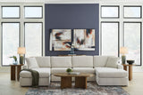 Furniture City Biloxi - Ashley Furniture - Modmax Sectional - RAF 4-Piece Sectional with Chaise / Oyster - 92103S19