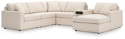 Furniture City Biloxi - Ashley Furniture - Modmax 6-Piece Sectional with Audio System and Chaise - RAF 6-Piece Sectional with Audio System and Chaise - 92103S51