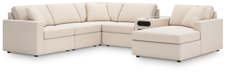 Furniture City Biloxi - Ashley Furniture - Modmax 6-Piece Sectional with Audio System and Chaise - RAF 6-Piece Sectional with Audio System and Chaise - 92103S51