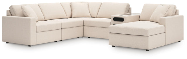 Furniture City Biloxi - Ashley Furniture - Modmax 6-Piece Sectional with Audio System and Chaise - RAF 6-Piece Sectional with Audio System and Chaise - 92103S51