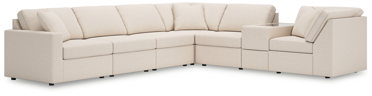 Furniture City Biloxi - Ashley Furniture - Modmax Sectional - RAF 7-Piece Sectional / Oyster - 92103S33