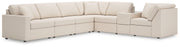 Furniture City Biloxi - Ashley Furniture - Modmax Sectional - RAF 7-Piece Sectional / Oyster - 92103S33