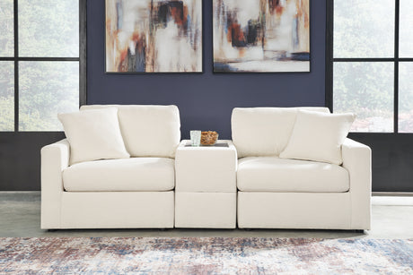 Furniture City Biloxi - Ashley Furniture - Modmax Sectional - RAF 7-Piece Sectional with Audio Console / Ink - 92121S75