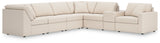 Furniture City Biloxi - Ashley Furniture - Modmax Sectional - 7-Piece Sectional with Storage Console / Oyster - 92103S32