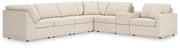 Furniture City Biloxi - Ashley Furniture - Modmax Sectional - 7-Piece Sectional with Storage Console / Oyster - 92103S32