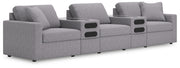 Furniture City Biloxi - Ashley Furniture - Modmax Sectional - RAF 5-Piece Sectional / Granite - 92104S15