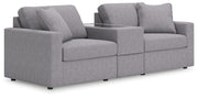 Furniture City Biloxi - Ashley Furniture - Modmax Sectional - RAF 3-Piece Sectional / Granite - 92104S3