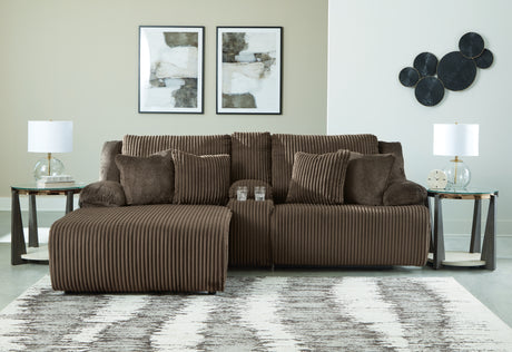 Furniture City Biloxi - Ashley Furniture - Top Tier Sectional - 3-Piece Sectional Chofa / Alloy - 92706S10
