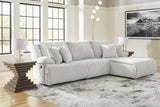 Furniture City Biloxi - Ashley Furniture - Top Tier Sectional - 3-Piece Reclining Sectional Sofa Chaise / Alloy - 92706S6