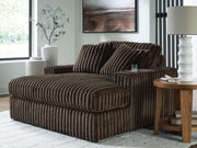 Furniture City Biloxi - Ashley Furniture - Midnight-Madness Living Room - Oversized Chaise / Chocolate - 9810415