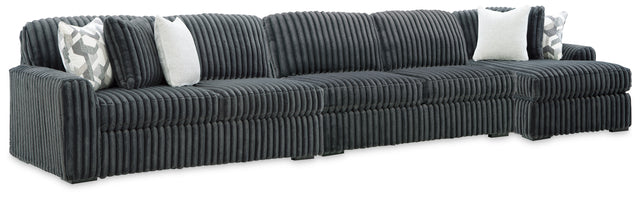 Furniture City Biloxi - Ashley Furniture - Midnight-Madness 3-Piece Sectional with Chaise - 3-Piece Sectional with Chaise - 98105S28