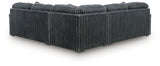 Furniture City Biloxi - Ashley Furniture - Midnight-Madness Sectional - LAF 3-Piece Sectional / Gunmetal - 98105S5