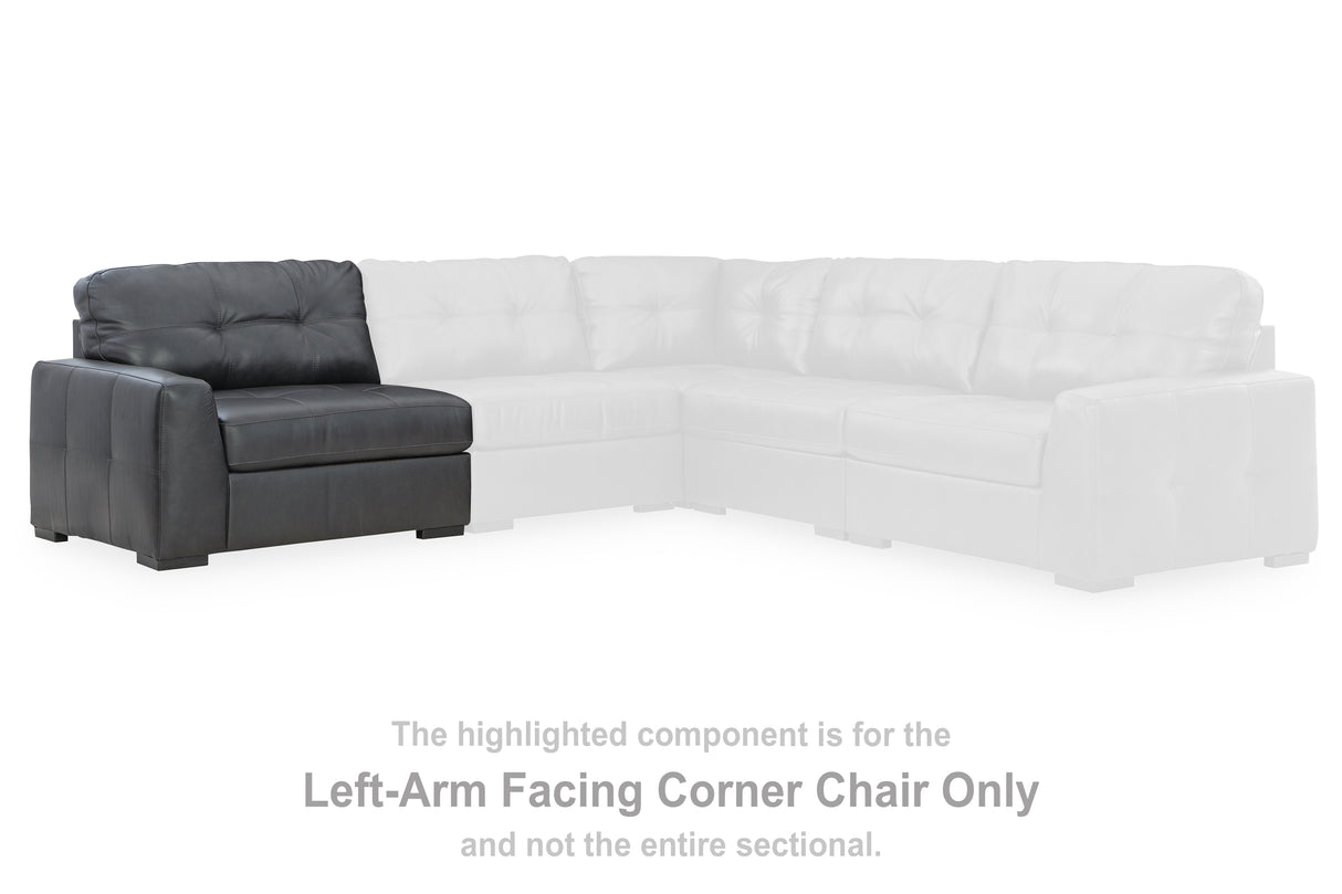 Furniture City Biloxi - Ashley Furniture - Brindley Pier Sectional - RAF 4-Piece Sectional / Fog - 99503S4