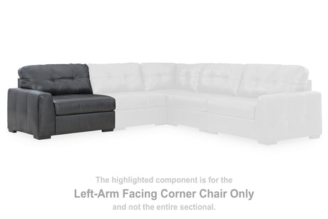 Furniture City Biloxi - Ashley Furniture - Brindley Pier Sectional - RAF 4-Piece Sectional / Fog - 99503S4