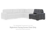 Furniture City Biloxi - Ashley Furniture - Brindley Pier Sectional - RAF Corner Chair / Fog - 9950365